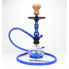 Hot Sale Factory Price Portable Purple Color DG-09 Single Hose Acrylic Smoking Glass Hookah Shisha